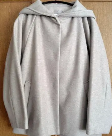 GLOBAL WORK 가벼운 스트레치 후드 미들 코트