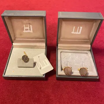 dunhill 넥타이핀 커프스 세트