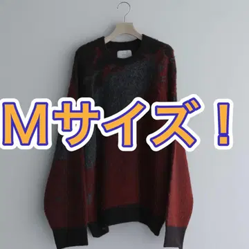 remer 루즈 샤기 컬러 니트 레드 계열 기타 M 사이즈!