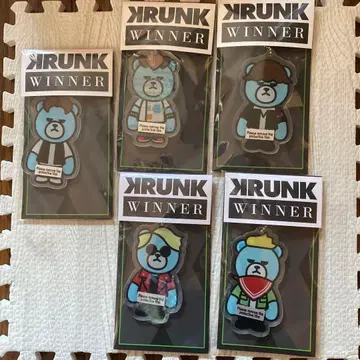 KRUNK WINNER 키링 5개 세트