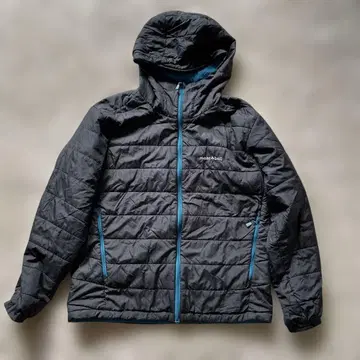 몽벨 후드 부착 충전솜 리버서블 자켓