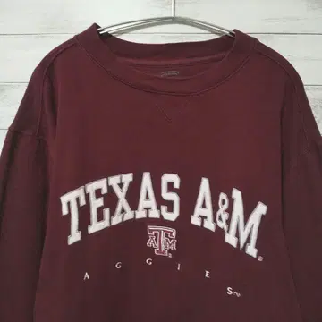 텍사스 A&M 대학 아기스 칼리지 맨투맨 자수 USA 구제 의류