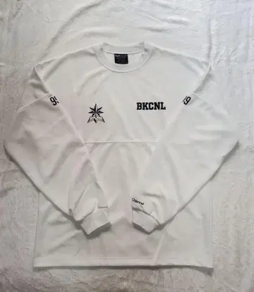 백 채널 롱 티셔츠 화이트