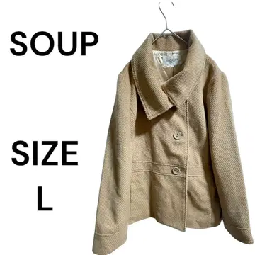 SOUP 자켓 코트 L 사이즈 SOUP 베이지 사이즈 L