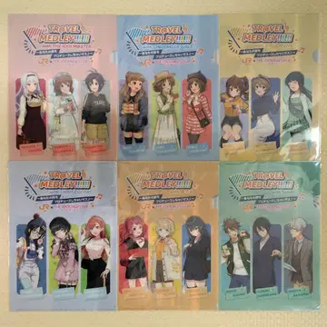 최애 여행 아이돌 마스터 시리즈 클리어 파일 6종 컴프 세트