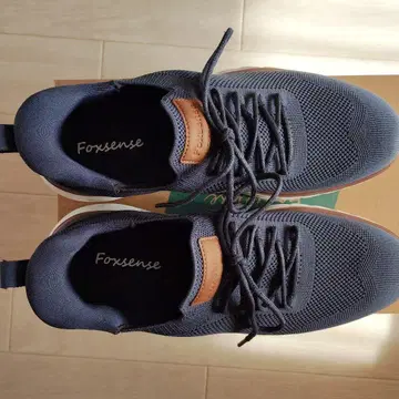 Foxsense 스니커즈 42 파란색+화이트 밑창