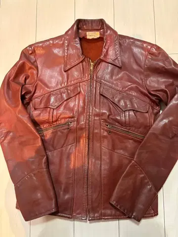 70s 빈티지 NATURAL COMFORT 가죽 라이더스