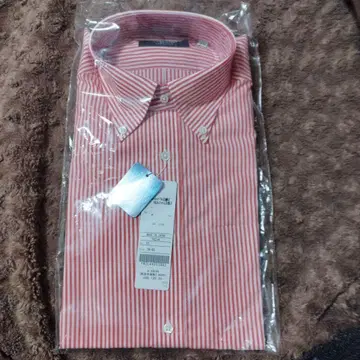 [ 새상품 ] 메이커스 셔츠카마쿠라 빨흰 스트라이프 긴팔 셔츠 38-82