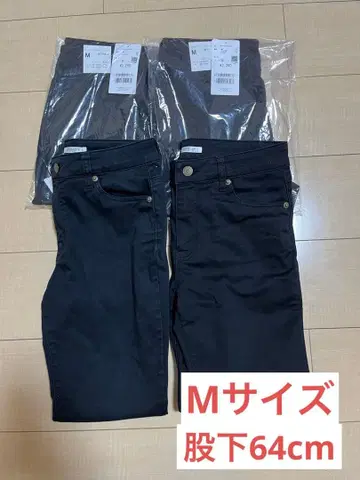 새상품 사용품 허니즈 스키니 팬츠 블랙 M 인심 64cm 세트 판매