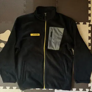 DUNLOP 플리스 자켓 블랙
