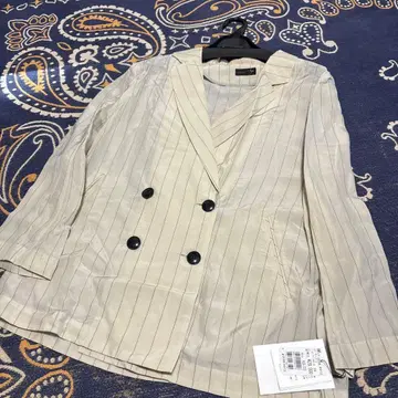 Aga ( 아가 ) 큐프라 스트라이프 자켓 베이지