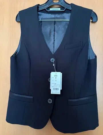 블랙 스트라이프 베스트 스커트 팬츠 세트