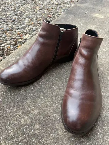 whoop-de-doo 숏부츠 25.5cm 사이드 지퍼