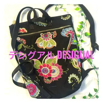 Desigual 데시구알 스페인 자수 토트 백팩 2WAY 스타일