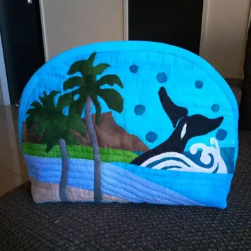 하와이안 퀼트 파우치