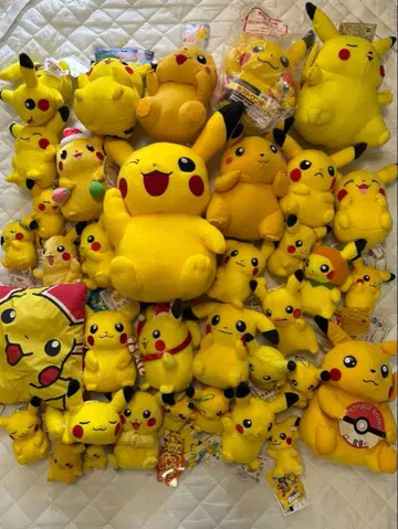 정리 세트 2 피카츄 봉제 인형 포켓몬 센터 초대 크리스마스