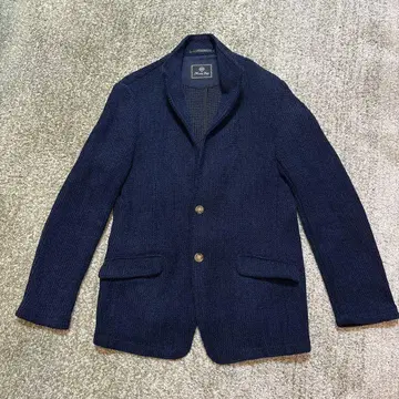 Men's Bigi 네이비 테일러드 자켓