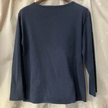 SAINT JAMES 네이비 긴팔 티셔츠