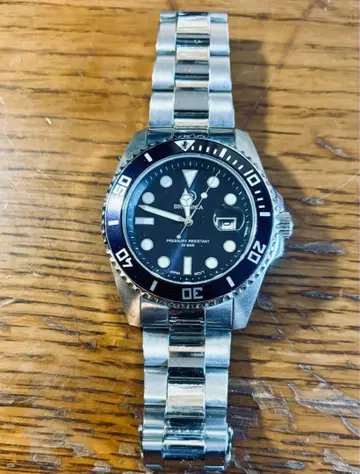 정말 멋진 브로니카 방수 다이버 워치 다크 네이비 색상