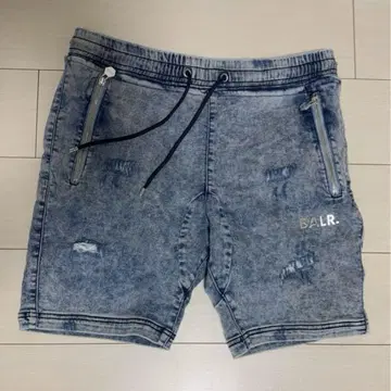 BALR. 데미지 데님 숏팬츠
