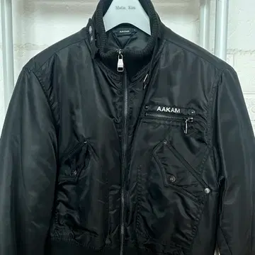 아캄 하이넥 봄버재킷 High-Neck Bomber Jacket (Bla | 점퍼 | 번개