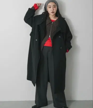 [ 새상품 ] 센스 오브 플레이스 / 스탠드 칼라 롱 코트