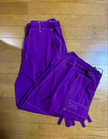 GALFY 갈피 컬러풀 테크노 팬츠