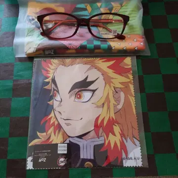 귀멸의 칼날 Zoff 콜라보 안경 렌고쿠 쿄쥬로 안경닦이