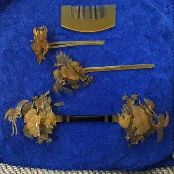 쇼와 레트로 헤어콤 세트