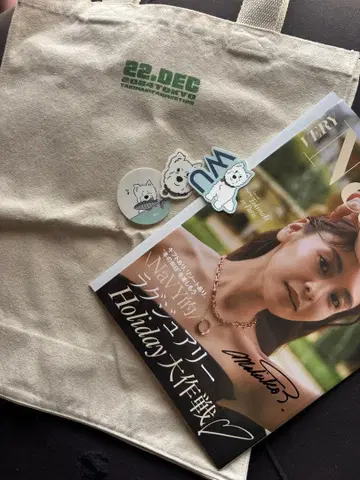 타키마키 사인 포함 잡지 토트백 스티커 세트 [타키자와 마키코]