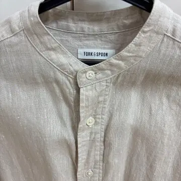 FORK & SPOON 베이지 긴팔 셔츠