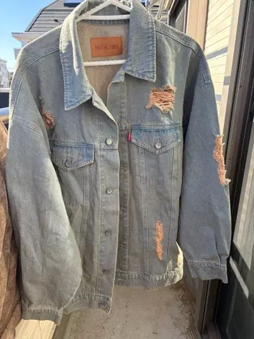 라이트 블루 데님 자켓