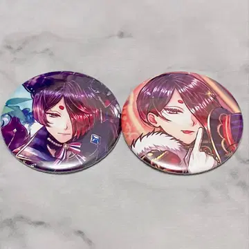 유한 악마고양이 캔뱃지 배틀캔 원더랜드 크리스마스 서커스 세트