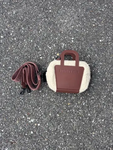 HUNTER 숄더백 브라운/베이지