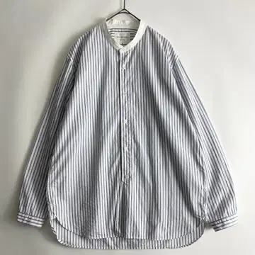 STILL BY HAND 46 (jb) 밴드 카라 클레릭 셔츠