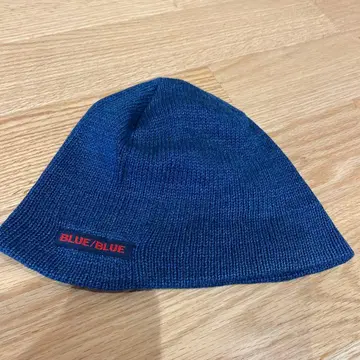 다크 블루 니트 모자 BLUE/BLUE