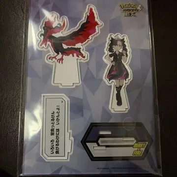 포켓몬 마스터즈EX 한정판 아크릴 스탠드 마리 가라르 파이어