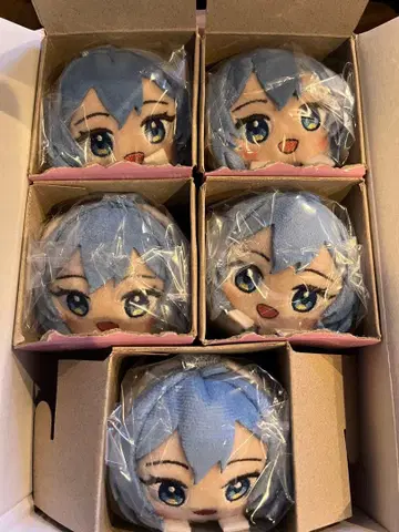 컬러풀 피치 극락탕 모찌코로링 루나님 미개봉 5개 세트