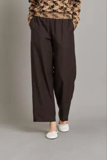 스티븐 앨런 이지 팬츠 브라운 S 사이즈