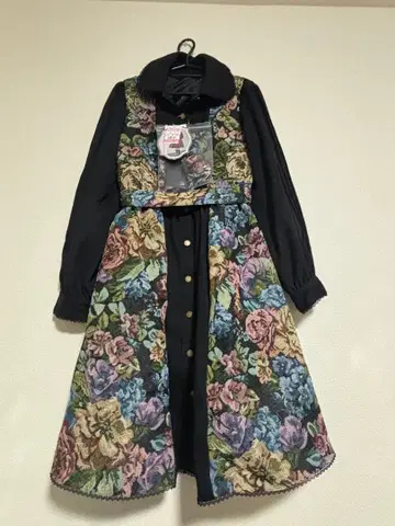 시마무라 노엘 드 메모와르 고블랑 가슴 리본 타이 원피스 (쿠루미)