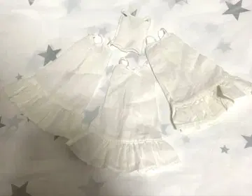 리카짱 캐슬 원피스 이너 화이트 4벌