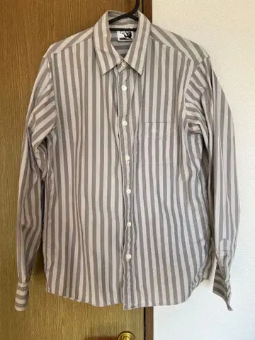 HECTIC 헤크틱 스트라이프 셔츠 백 포켓