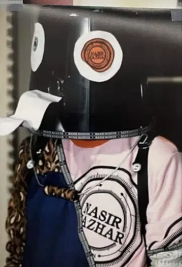 NASIR MAZHAR 패치워크 맨투맨