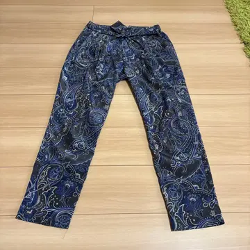 CROON A SONG 페이즐리 무늬 캐주얼 팬츠