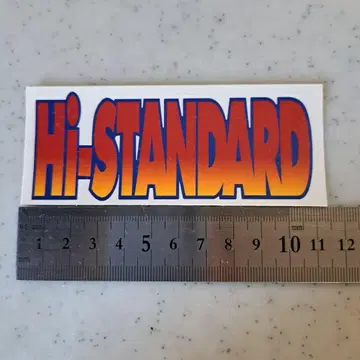 HI-STANDARD 스티커 하이스타 피자 오브 데스 요코야마 켄