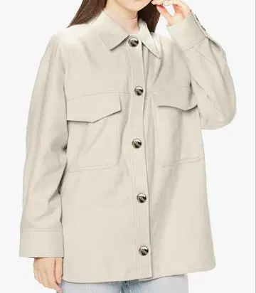 [새상품급] SNIDEL 스나이델 오버 사이즈 자켓 아이보리