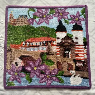 페이러 타월 손수건 하이델베르크 백조 성