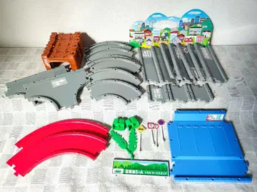 부품 부족 있음 박스 없음 토미카 시스템 타운 도로 세트