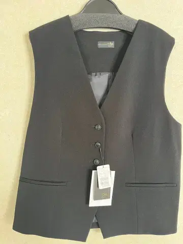 YAMADAYA Aga 블랙 베스트 사이즈 38 택 포함 새상품