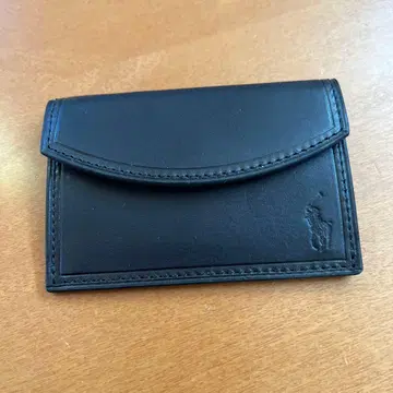POLO 랄프 로렌 블랙 가죽 명함지갑